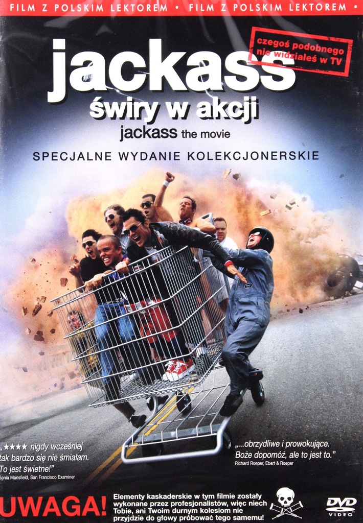 dvdmaxpl JACKASS: ŚWIRY W AKCJI (LEKTOR PL) (DVD)