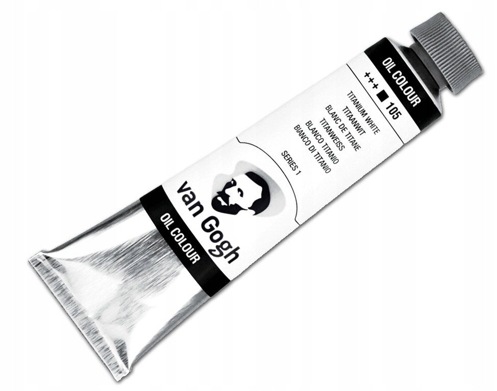FARBA OLEJNA BIAŁA FARBY OLEJNE VAN GOGH 60ml