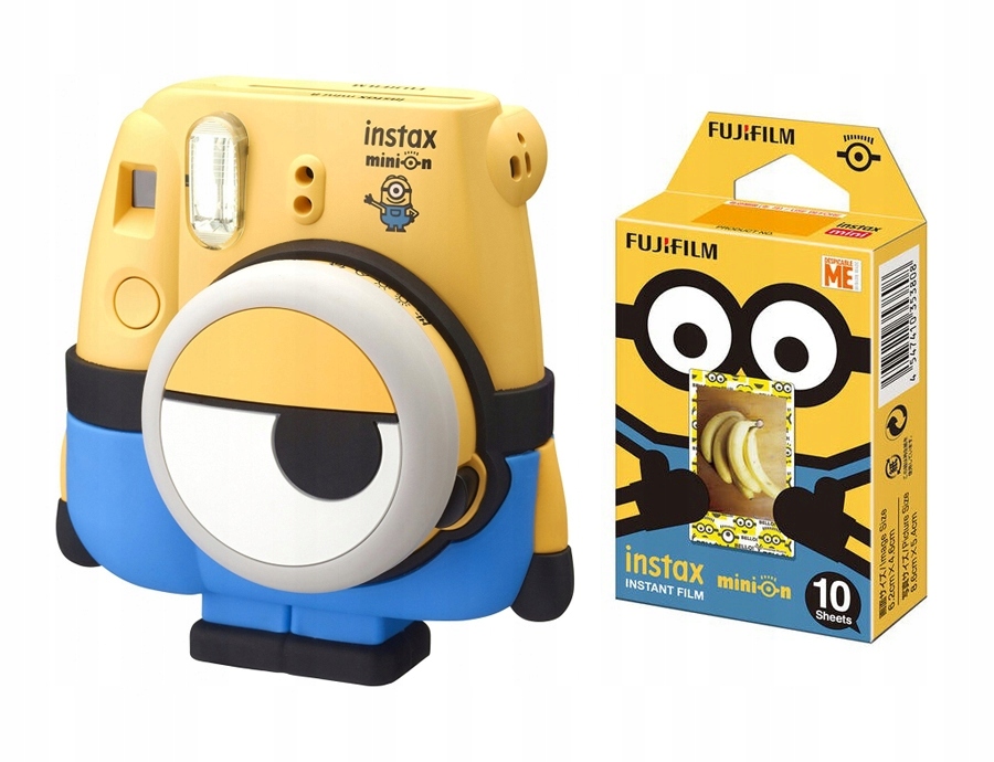 Aparat Fuji Instax Mini 8 Minionki + film Minionki