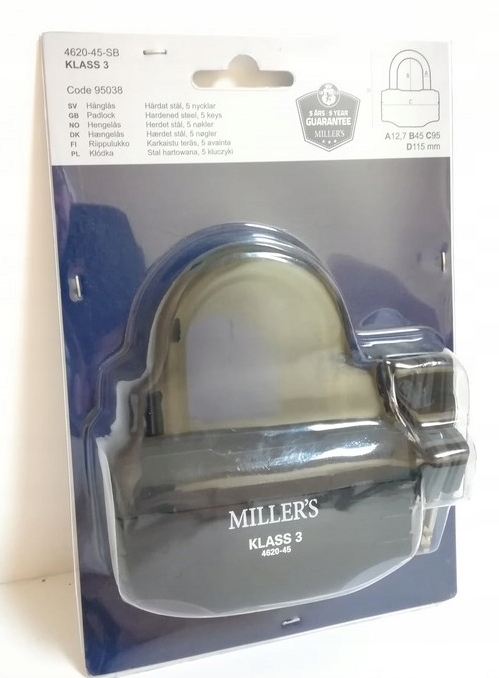 KŁÓDKA DO ROWERU MILLERS 4620-45