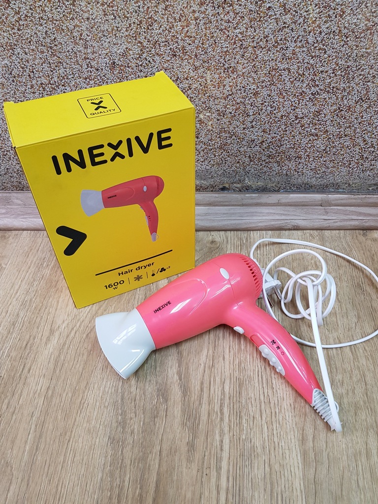 Suszarka do włosów 1600W INEXIVE !! KPL !! 2994/17