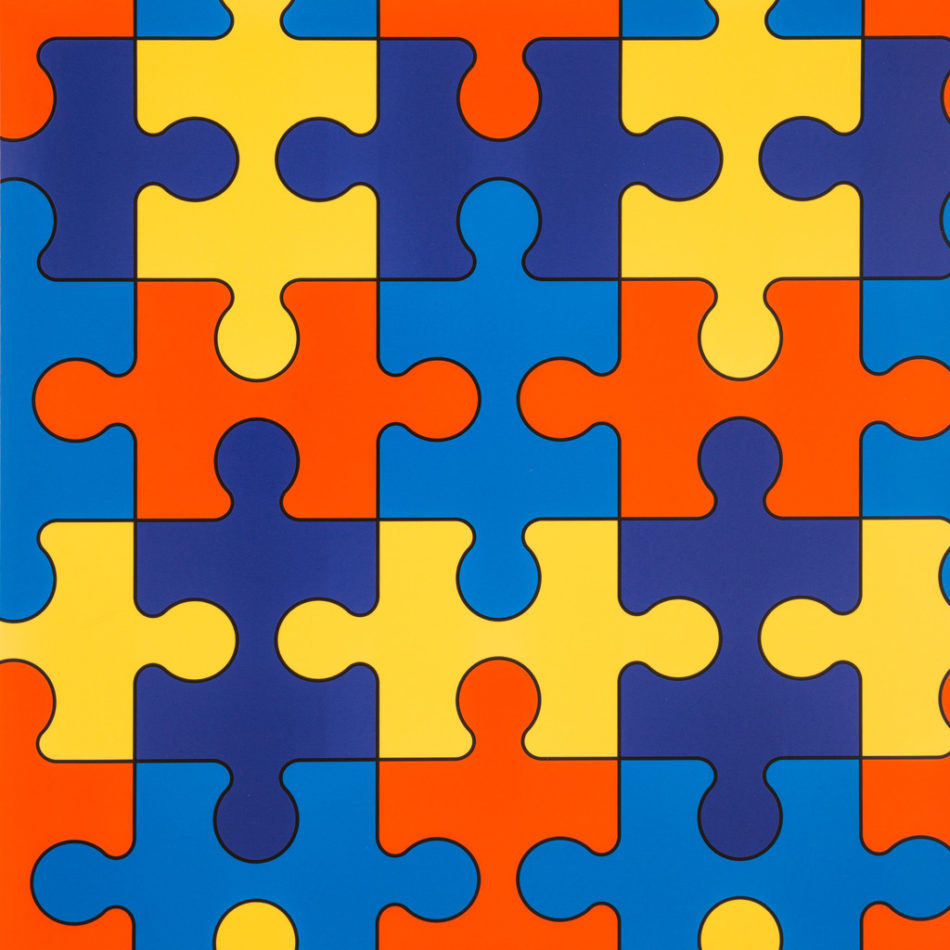 2 M WYKŁADZINA DZIECIĘCA LINOLEUM PCV PUZZLE KOLOR