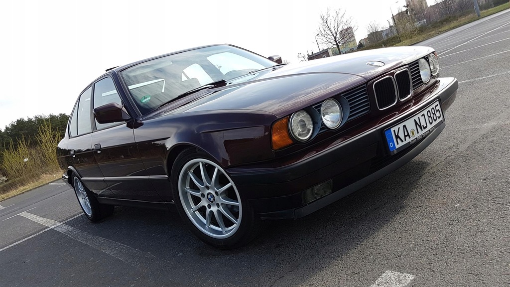 BMW E34 525i manual, szpera, klima, bez korozji