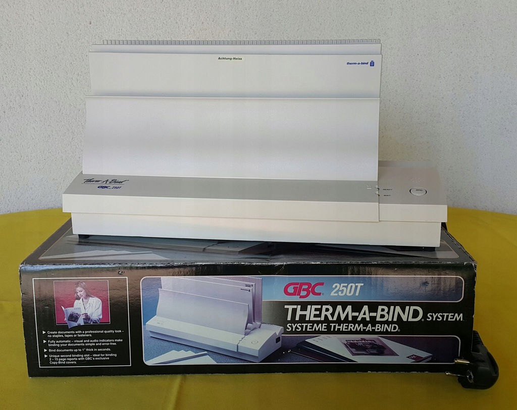 Bindownica termobindownica GBC 250T + okładki