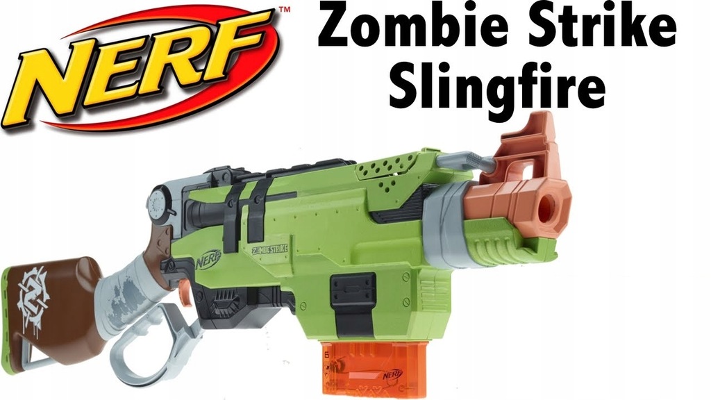 NERF ZOMBIE STRIKE SLINGFIRE STRZELBA