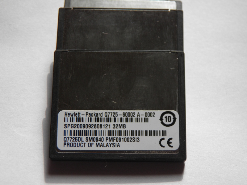 HP Q7725-60002 32MB Compact Flash
