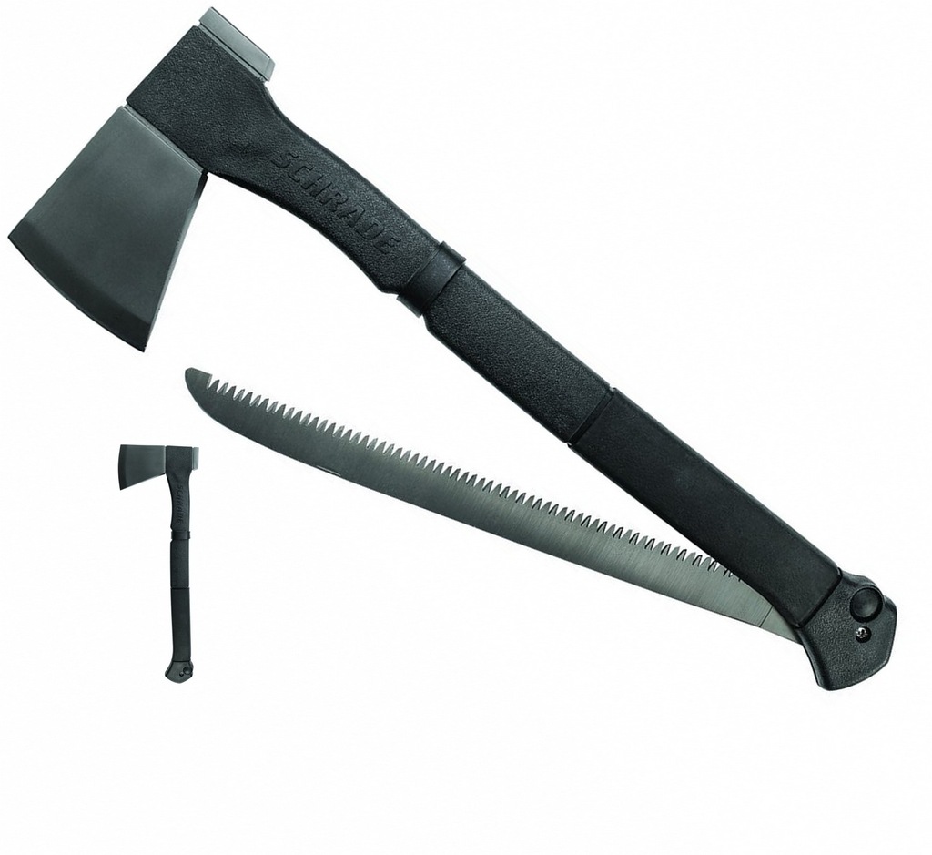 Toporek taktyczny z piłą Schrade SCAXE9 survival