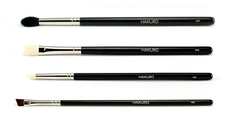 Zestaw pędzli Hakuro do makijażu oczu H85 H79 H76