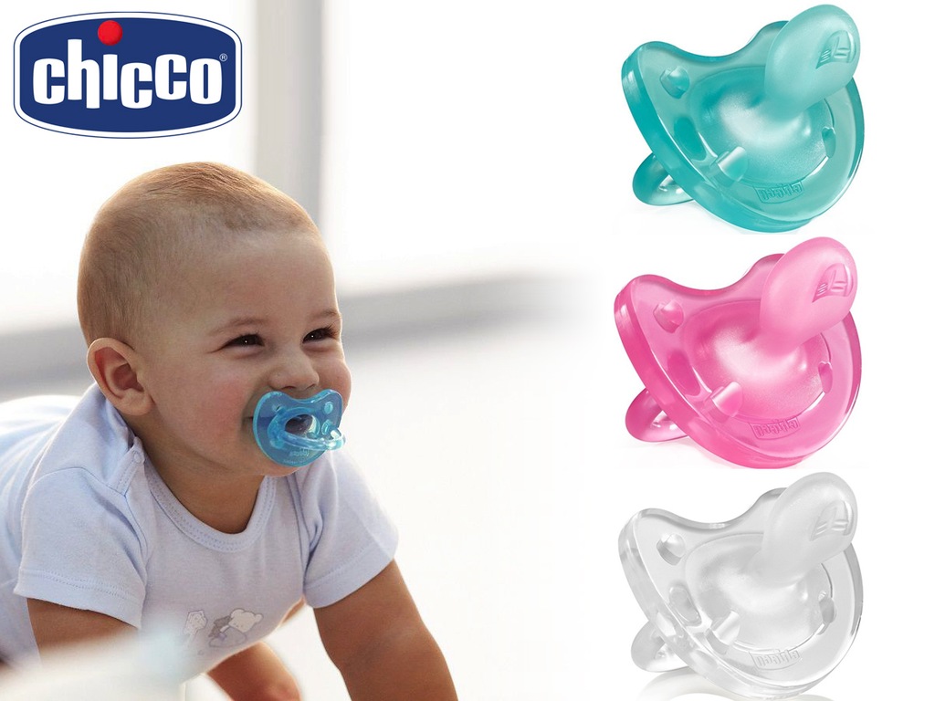 CHICCO SMOCZEK USPOKAJAJĄCY SILIKON PHYSIO SOFT 0+ - 6894523632 ...
