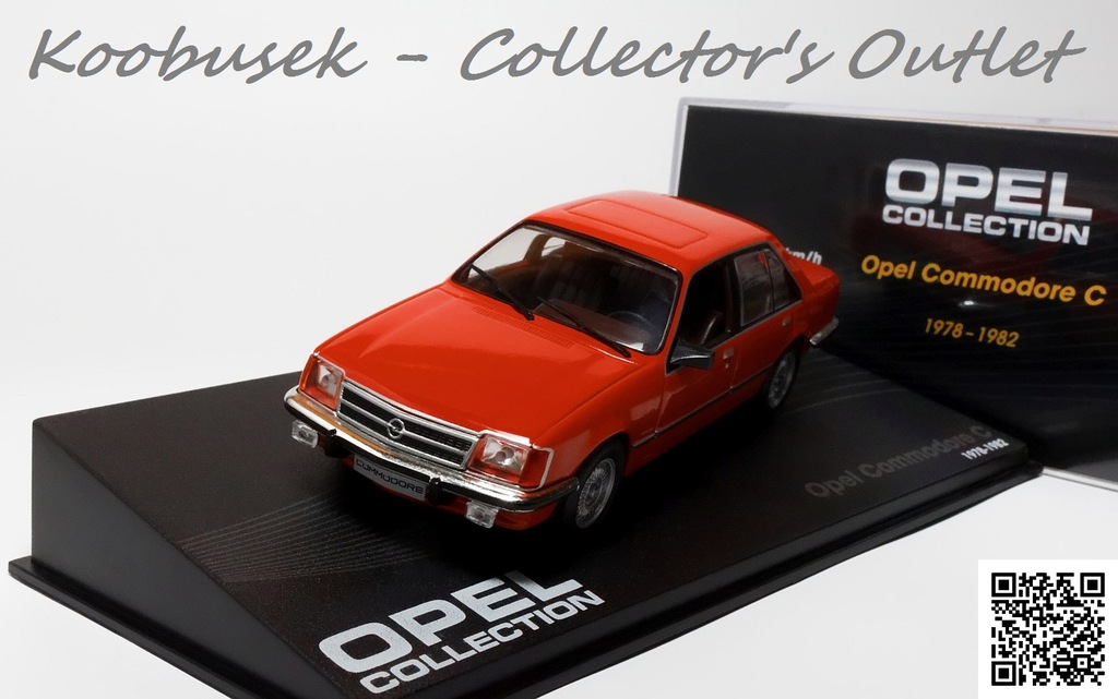 Opel Commodore C - Eaglemoss 1:43 nowy *N