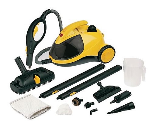 DIRT DEVIL Odkurzacz parowy Vaporex M380 - żółty