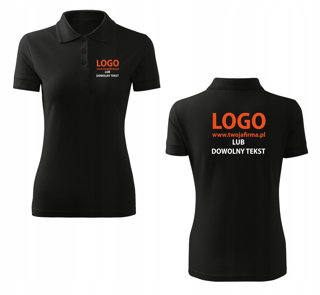 Damskie koszulki POLO z własnym nadrukiem logo