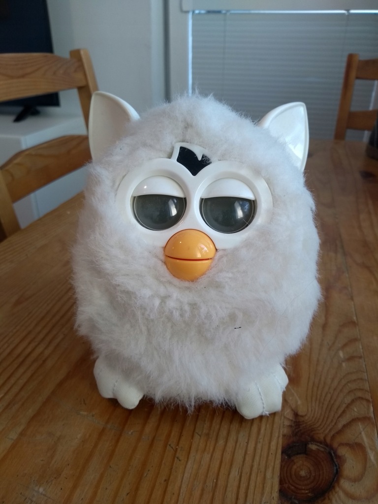Furby Boom biały - mówi po polsku