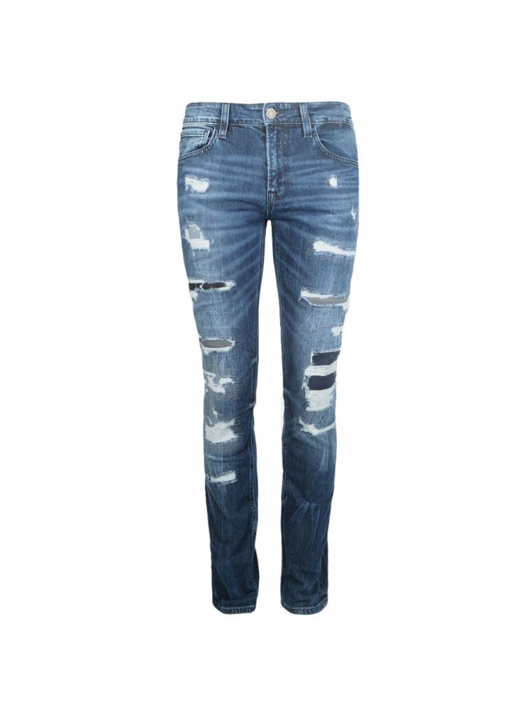 Guess Spodnie Jeansy Rurki Z Przetarciami 34 32 5 7625432566 Oficjalne Archiwum Allegro