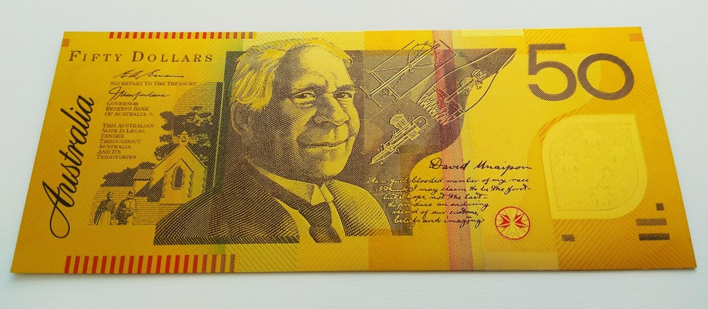 AUSTRALIA - 50 dolarów - Au plated kolor