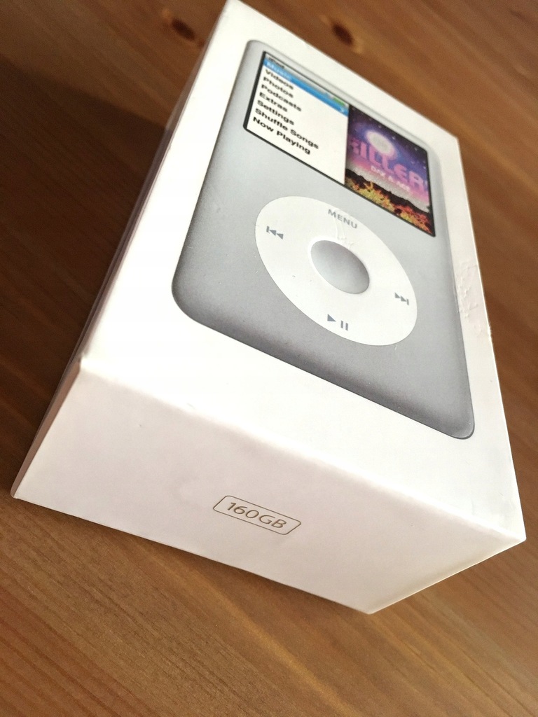 iPod Classic (8G) 160GB Silver Komplet JAK NOWY !