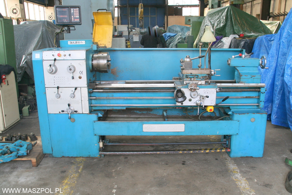 Tokarka CD6250C x 1500 r.b 2004 JAZON ODCZYTY FILM