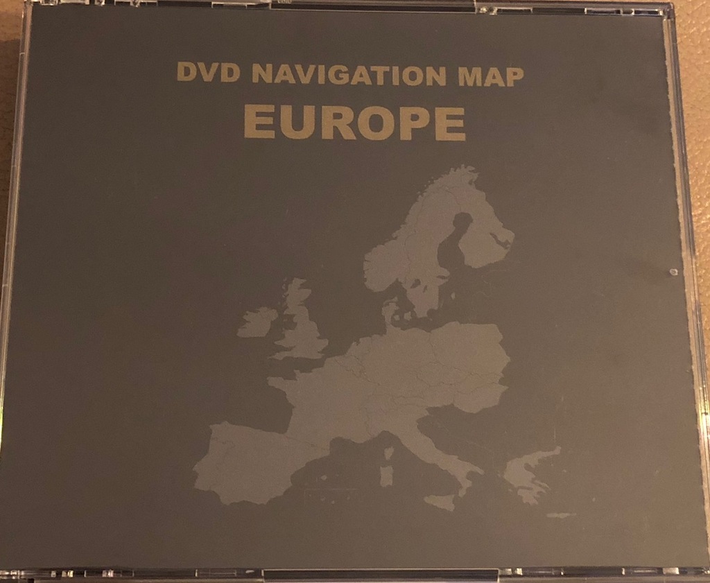 DVD NAVIGATION MAP EUROPE WEST CENTRA TOYOTA LEXUS