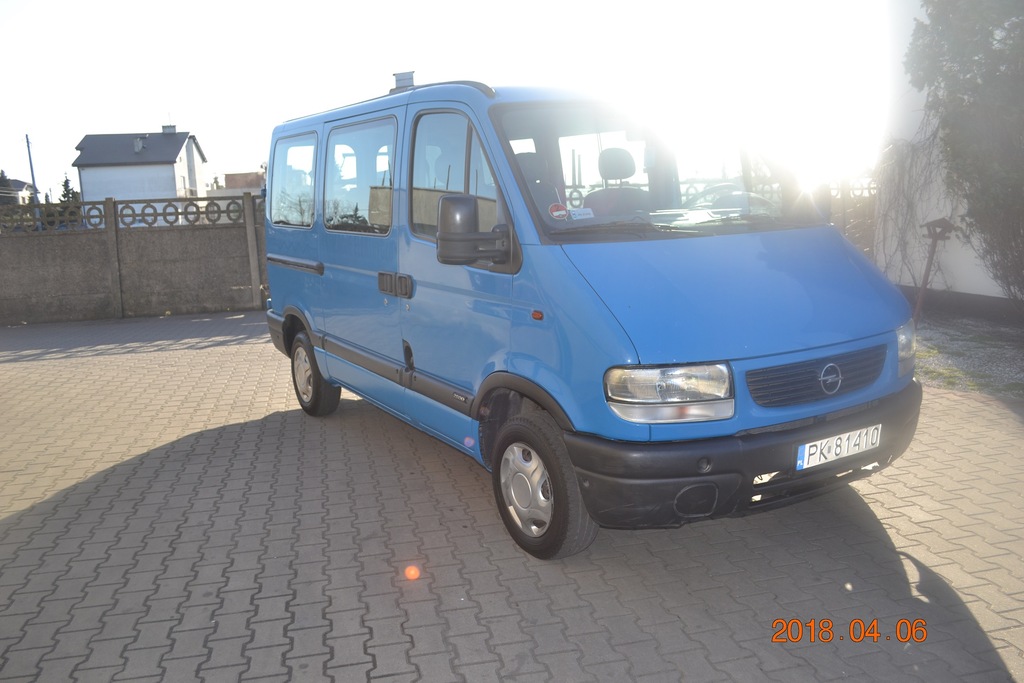 Opel Movano Renault Master 9 osobowy faktura VAT