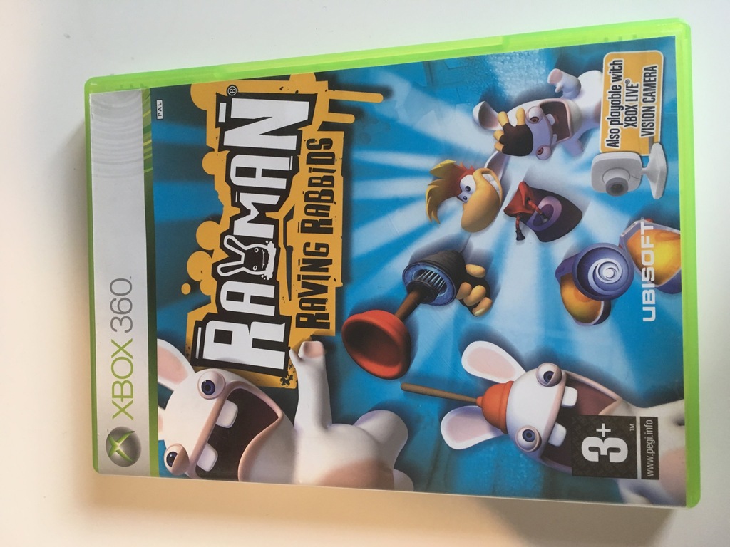 Rayman Raving Rabbids gra xbox 360 IDEALNA
