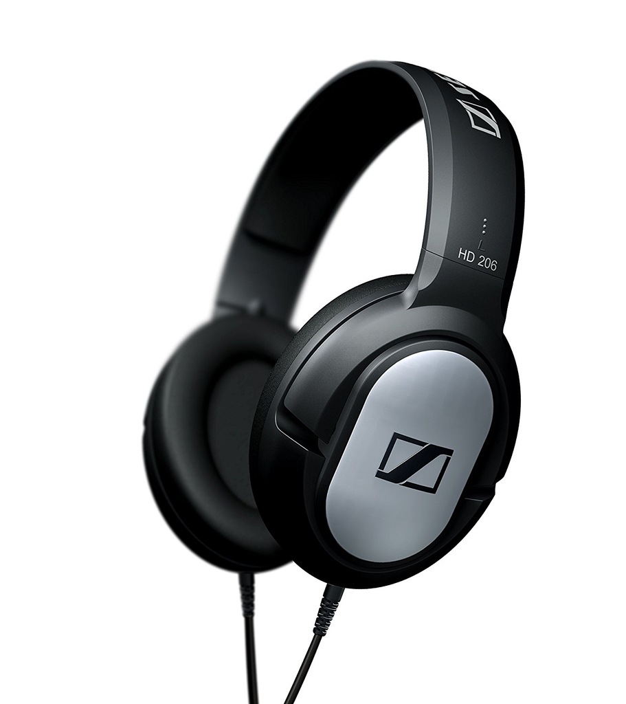 SENNHEISER HD 206 ZAMKNIĘTE SŁUCHAWKI NAUSZNE DJ - 7035937163 ...