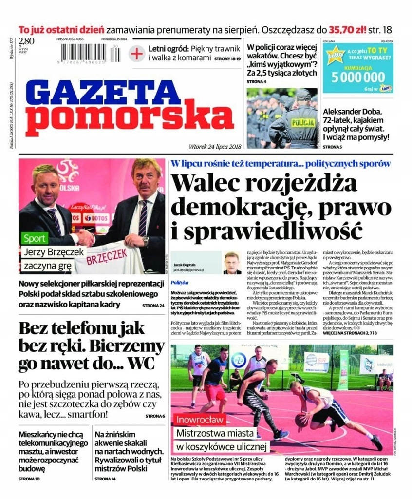 Gazeta Pomorska - Inowrocław, Mogilno, Żnin 170/20