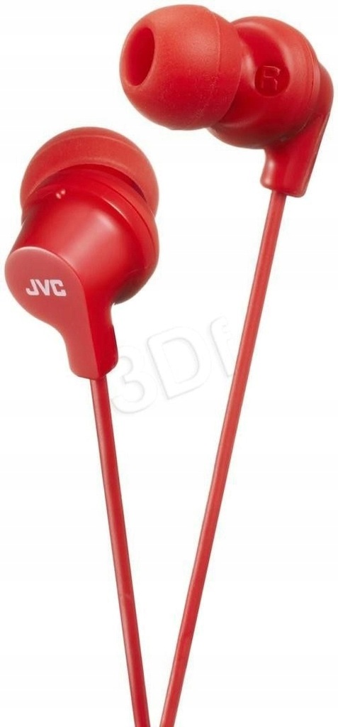 Słuchawki JVC HA-FX10-R-E douszne czerwone