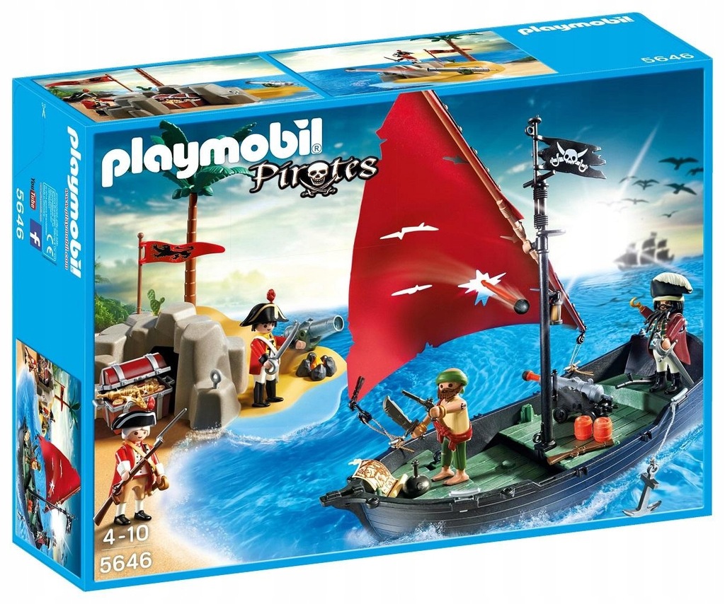 PLAYMOBIL PIRACI WALKA O ZŁOTY SKARB 5646