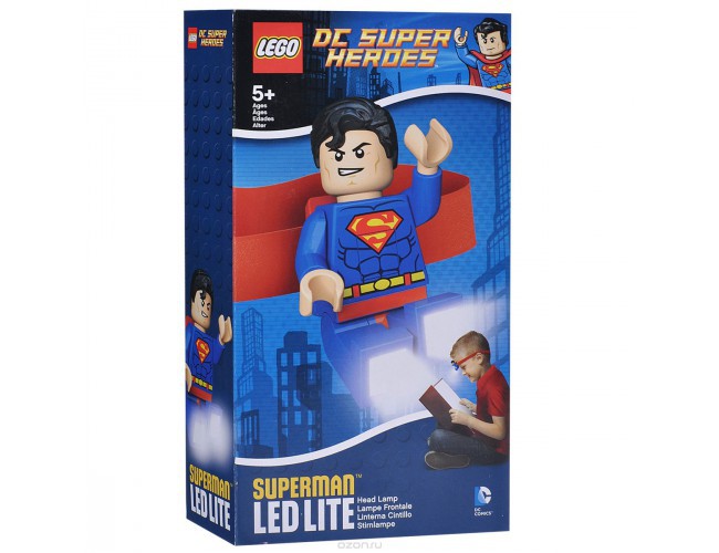 LEGO LGL-HE7 SUPERMAN LATARKA LAMPKA CZOŁÓWKA LED
