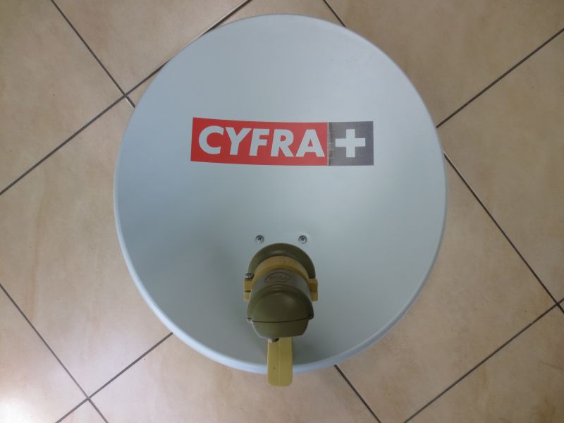 ANTENA TALERZ CZASZA SATELITARNY CYFRA+ 60CM