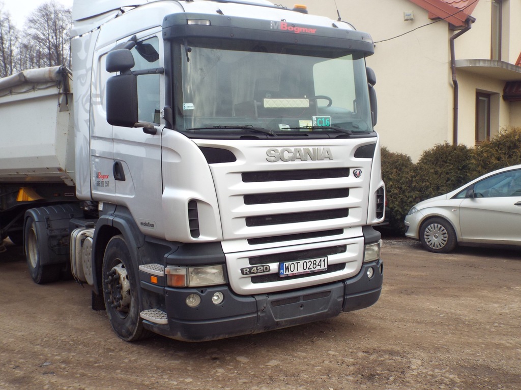 Ciągnik siodłowy Scania R420 z hydrauliką
