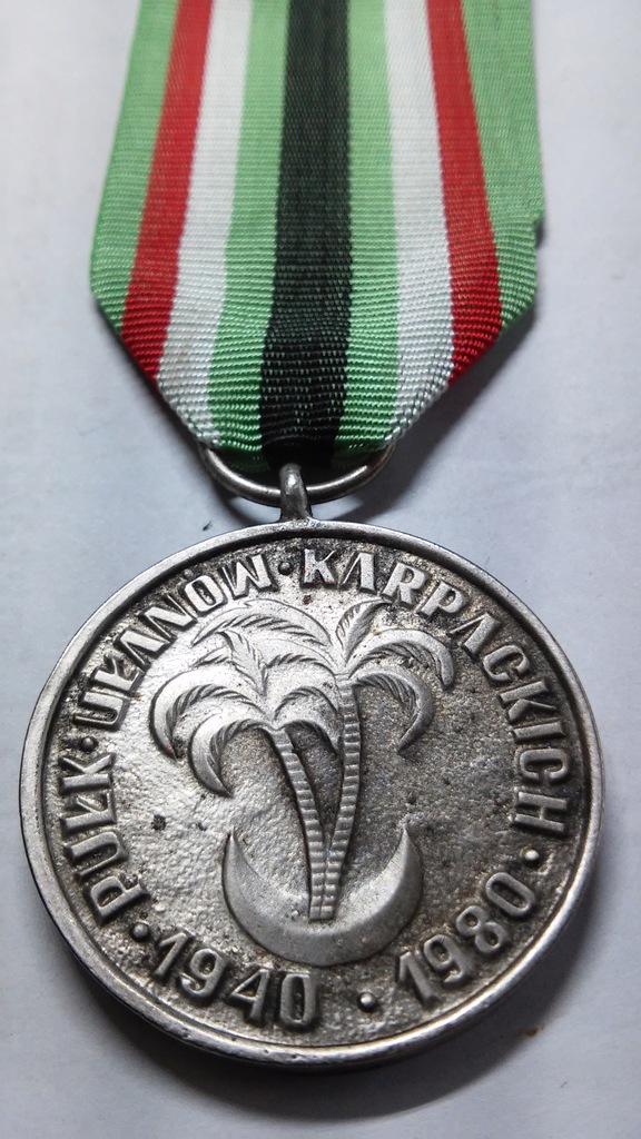 Medal pamiątkowy pułku ułanów karpackich