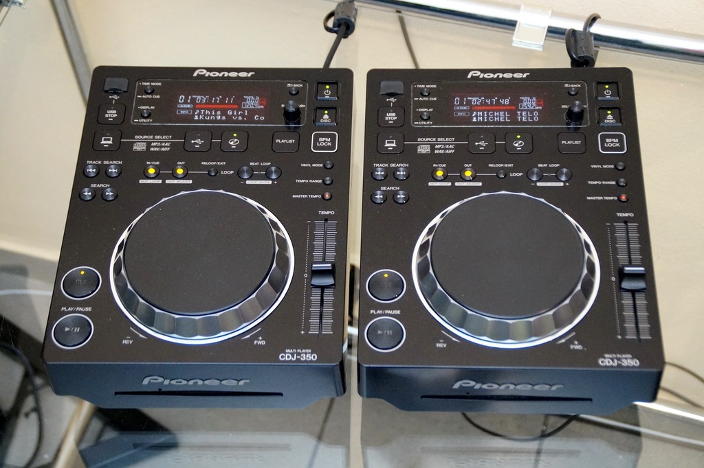 2 x PIONEER CDJ 350 ZADBANE GWARANCJA DJM 400 850 - 7178530169 ...