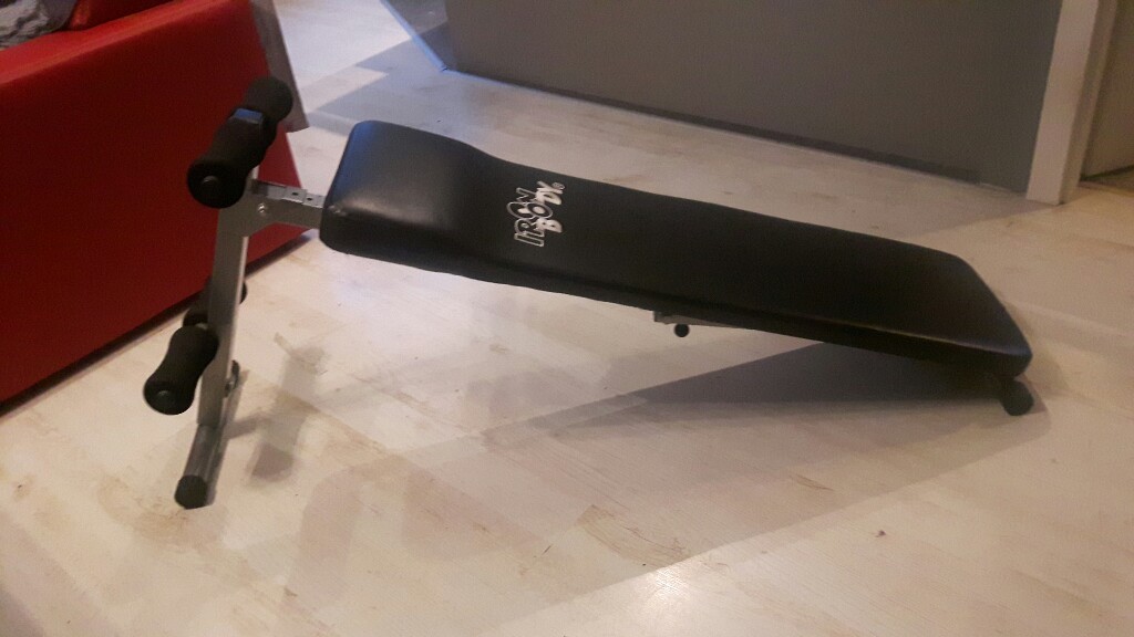 Ławka skośna IRON BODY regulowana wysokość i kąt