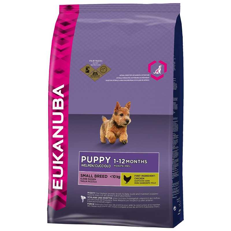EUKANUBA Puppy Junior Small Breed 7,5kg +5x GRATIS