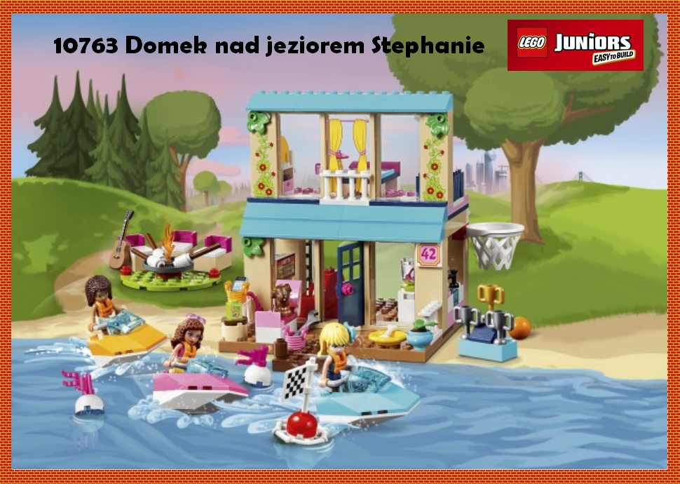 LEGO 10763 JUNIORS Domek nad jeziorem Stephanie