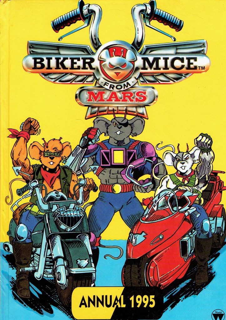 BIKER MICE FROM MARS Annual 1995 Motomyszy z Marsa