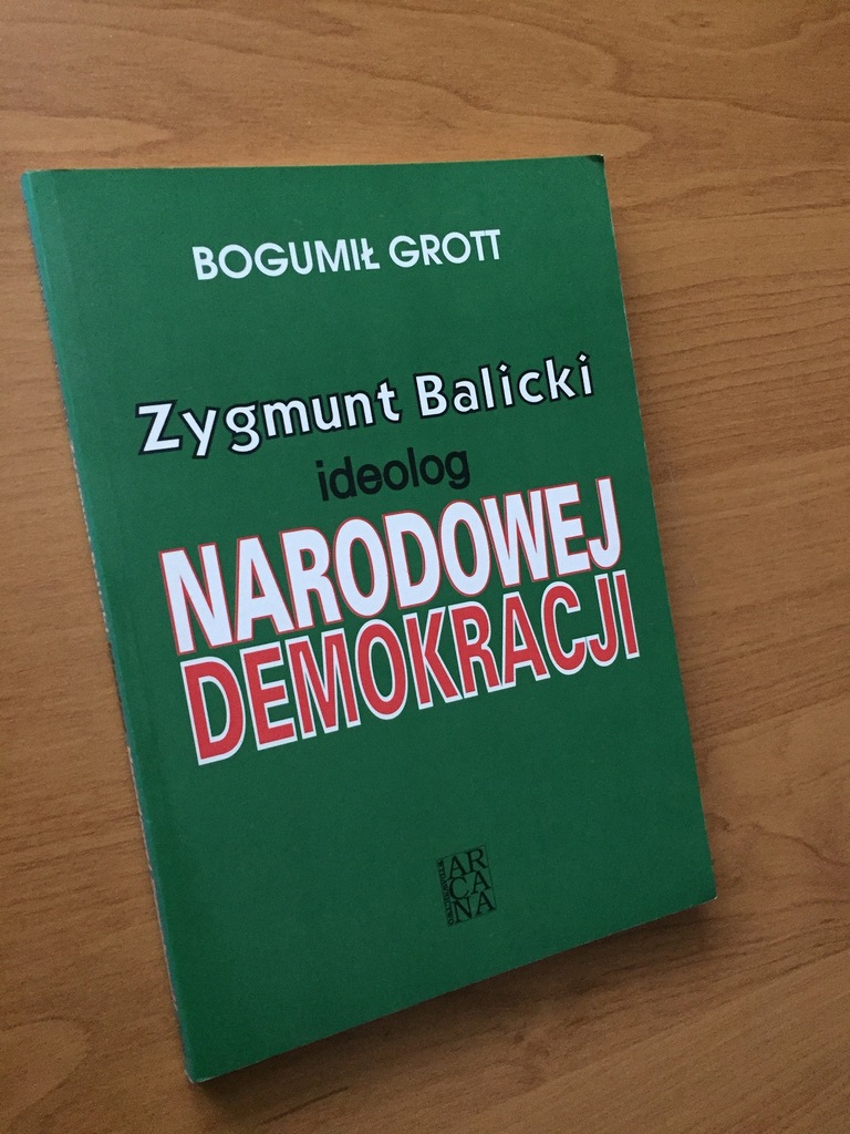 Bogumił Grott Zygmunt Balicki endecja