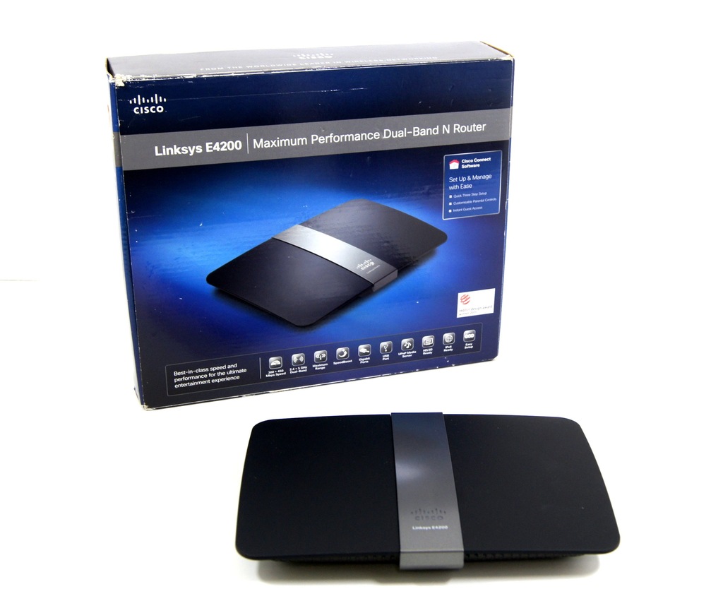 Router Cisco Linksys E4200 Dual-Band, SMART Poznań