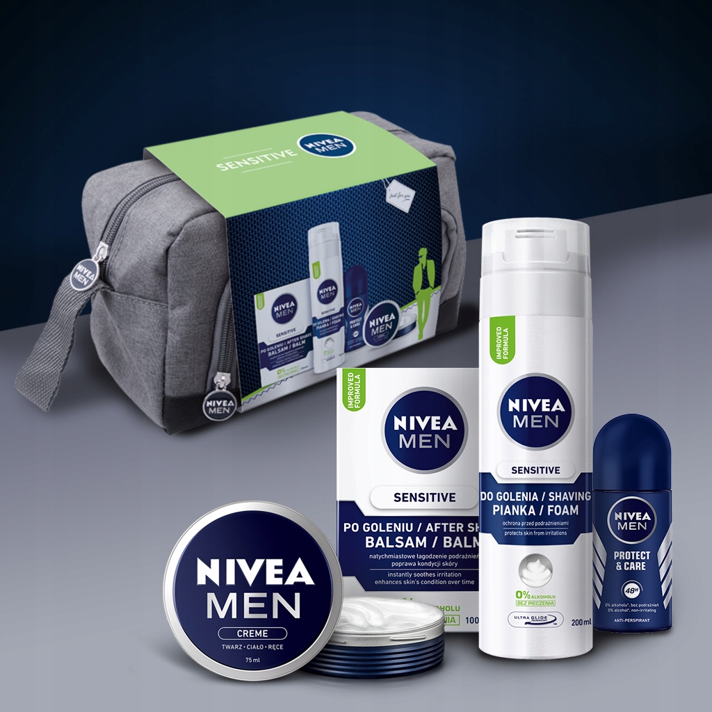 Nivea Men Sensitive Zestaw Kosmetyczka Gratis 7682143684 Oficjalne Archiwum Allegro 5368