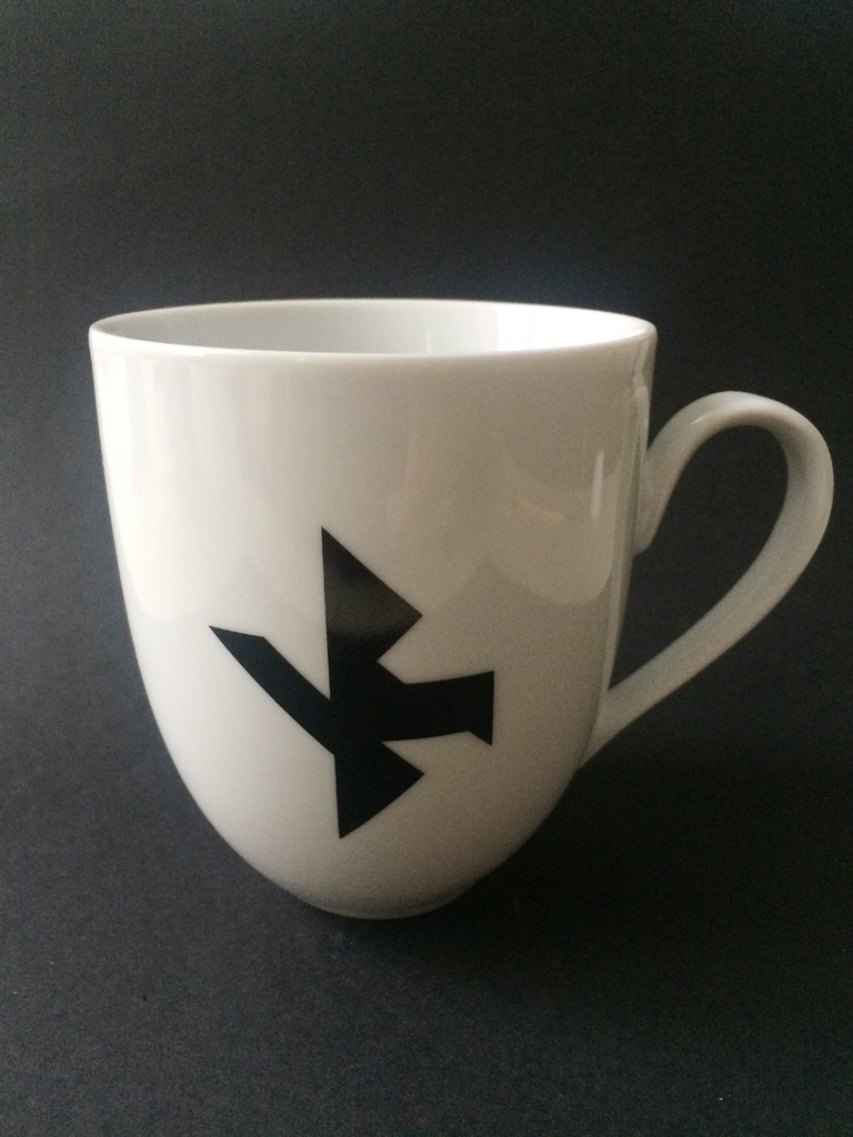 Kubek porcelanowy Tangram PTAK DDZ2017