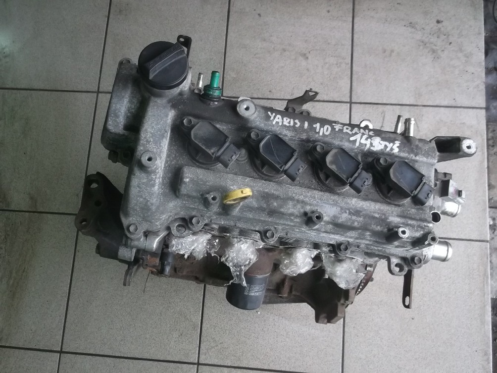 SILNIK TOYOTA YARIS I 1.0 VVTI 99-02r FRANCUSKI