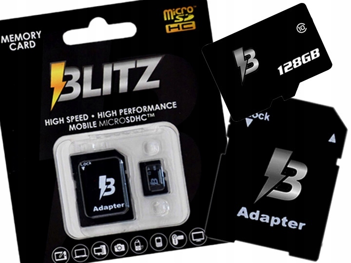 KARTA PAMIĘCI BLITZ MICRO SDHC 128GB MICRO SD CL10