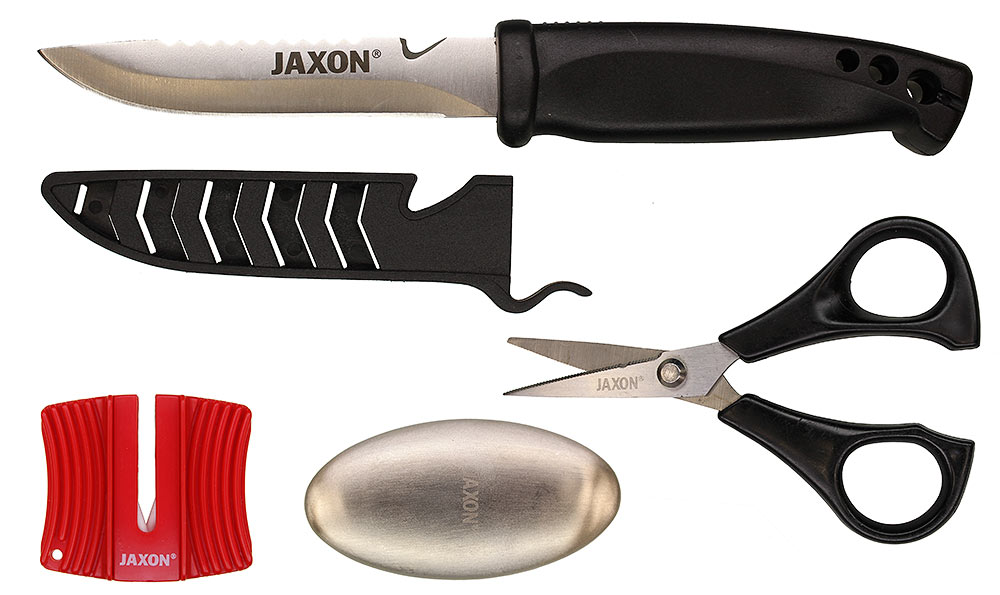 Zestaw Wędkarski JAXON Nóż Nożyczki AJ-NS101X