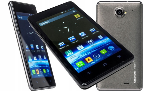 SMARTFON MEDION P4501 EKRAN DOTYKOWY 4,5 PL MENU