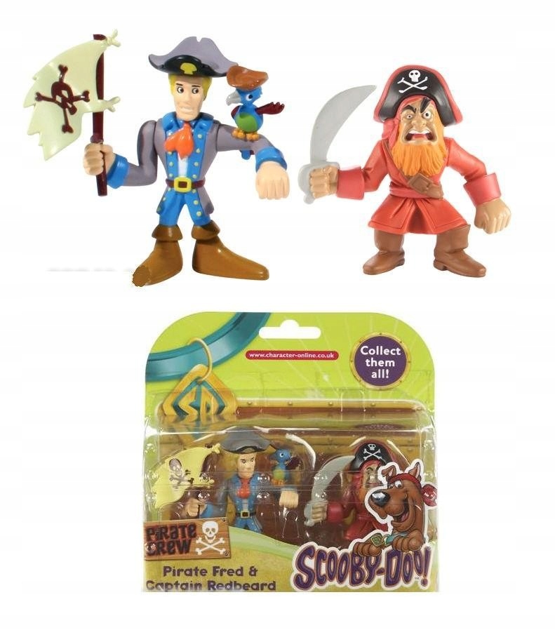 FIGURKI Z BAJKI SCOOBY DOO PIRAT FRED KAPITAN