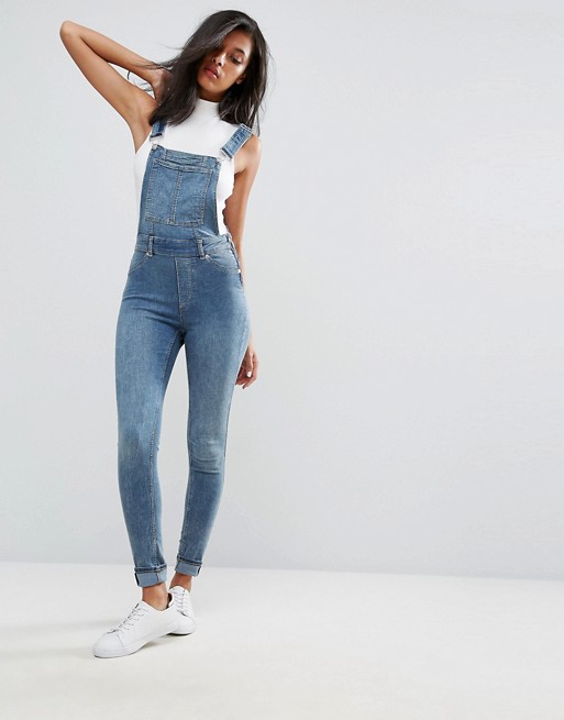 ASOS Cheap Monday Spodnie Ogrodniczki S Jeans HM