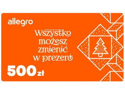 Karta Podarunkowa Allegro Święta- 500 zł
