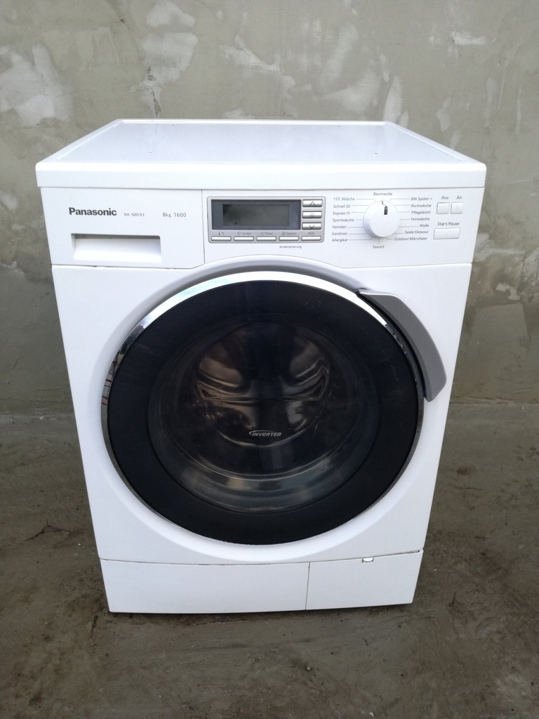 Piękna Pralka PANASONIC LCD 8kg 1600 A+++ GW!