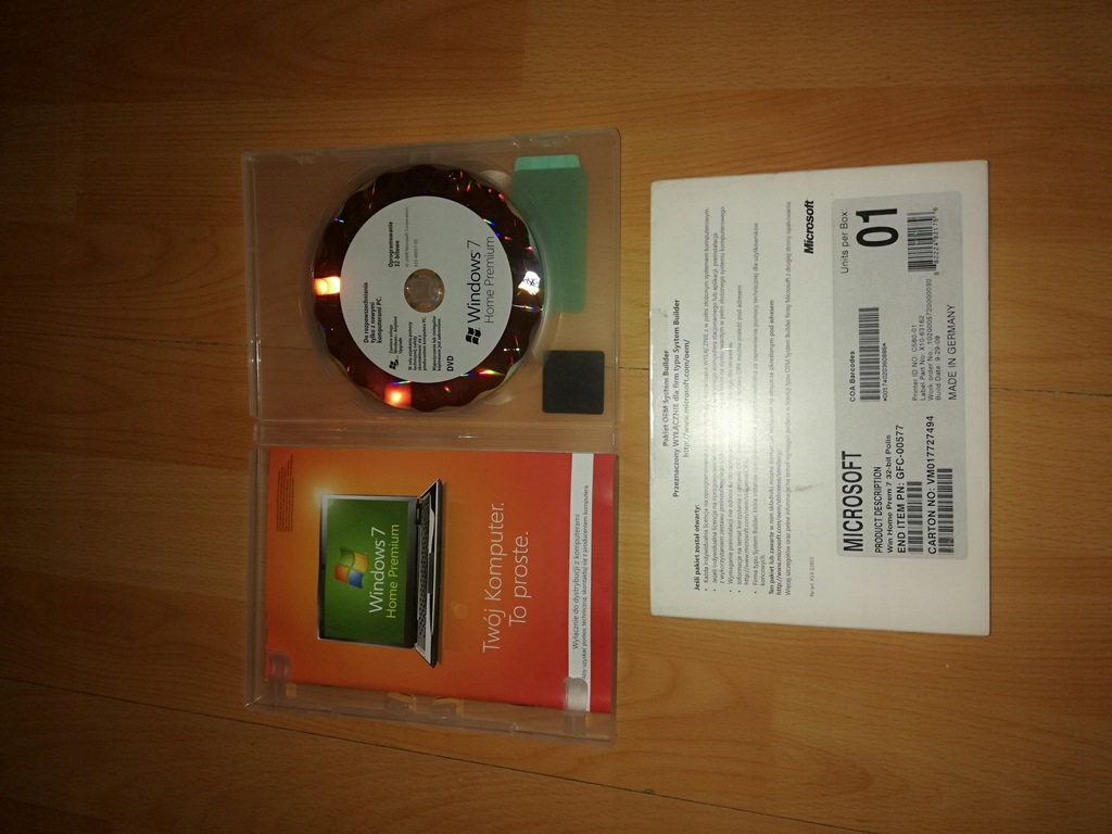 Windows 7 Home Premium 32-bit wersja polska - 7637117087 ...